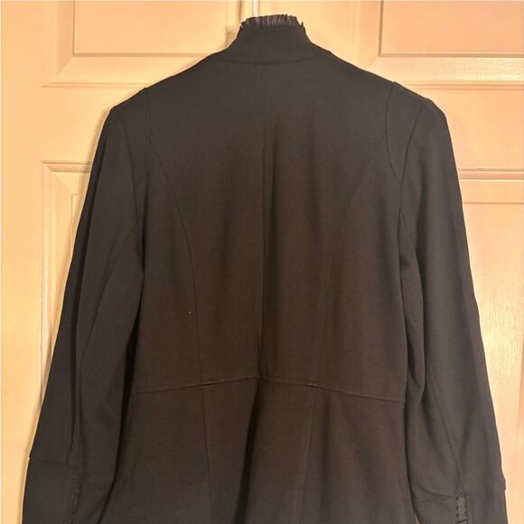 Chico's Black Jacket Size 1 (M) - Picture 4 of 13